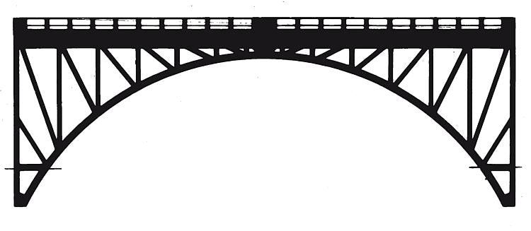 Faller 120541 HO 14" Deck Arch Bridge Building Kit