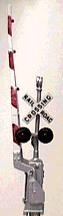 NJ International 2162 N Highway Crossing Gate Signal Bar Arm Red & White Gate