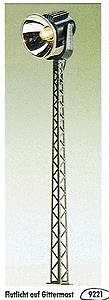 Brawa 9221 HO 9-1/4" Adjustable Tower Floodlight