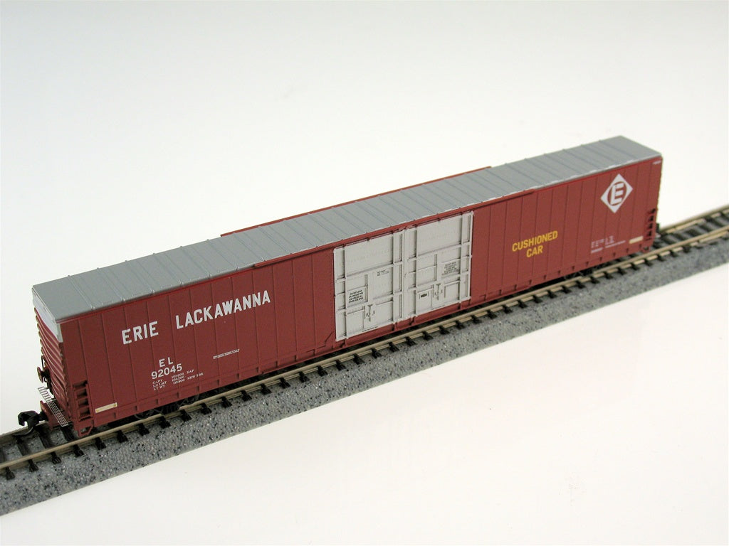 Bluford Shops 86341 N Scale Erie Lackawanna Double Door Auto Parts Boxcar #92045