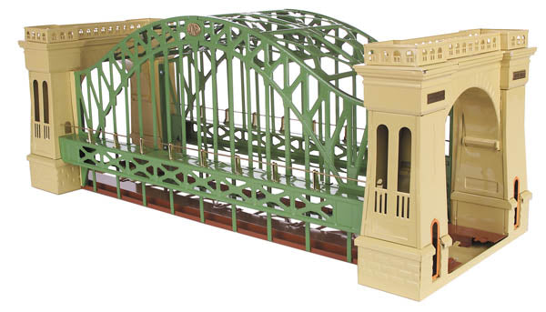 Lionel 11-90001 Std Gauge Hellgate Bridge - Green/Cream