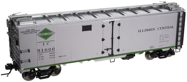 Atlas 8539 O Illinois Central 40' Aluminum Reefer (Set of 2)