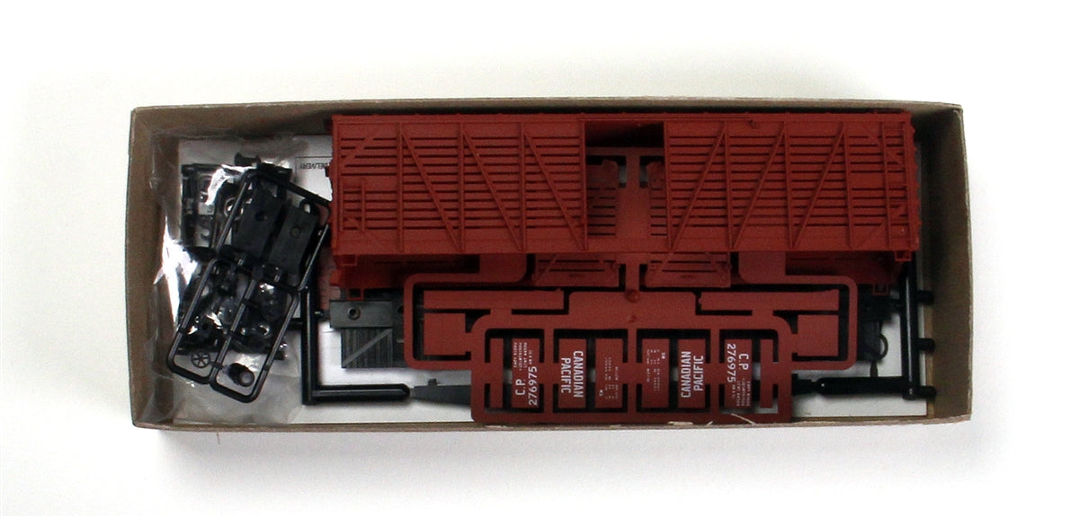 Accurail 4711.2 HO Scale Canadian Pacific 40' Wood Stock Car Kit Road #: 276975