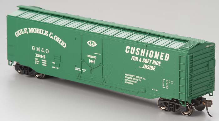 Bachmann 18032 HO Gulf Mobile and Ohio 50' Plug Door Box Car