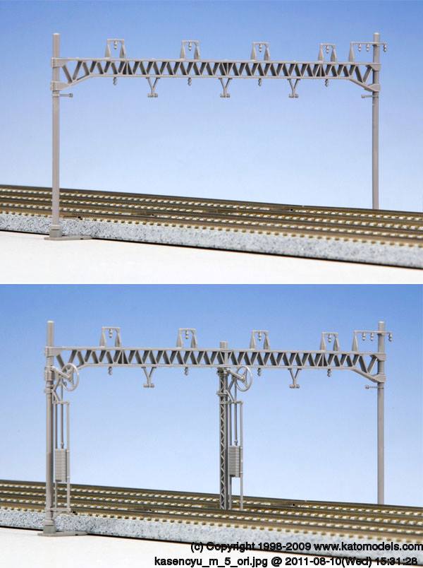 Kato 23-064 N Four-Track Catenary Poles (Pack of 10)
