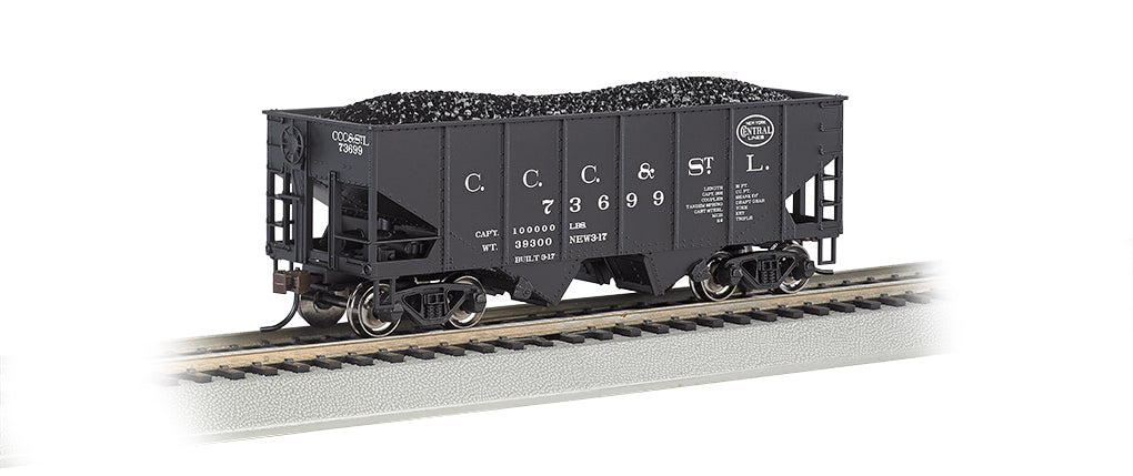 Bachmann 19510 HO CCC&StL 55-Ton 2-Bay USRA Outside Braced Hopper