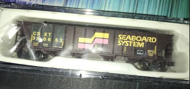 Trainworx Inc 2424-47 Trainworx Inc 2424-47 100T Quad Hopper CSX Seaboard System