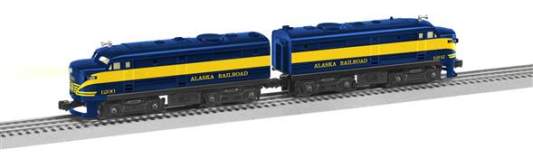 Lionel 6-38224 O Alaska Alco AA Diesel Locomtoive Set #1200/1202