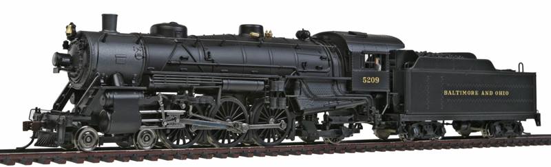 Broadway Limited 1058 HO Baltimore & Ohio 4-6-2 Steam Locomotive #5209 w/ DCC