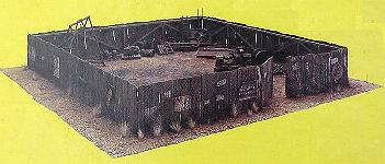 Alloy Forms N-120 Corrugated Iron Fence Kit Unpainted Metal