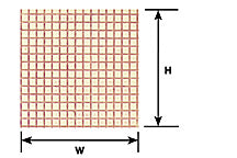 Plastruct 91753 5/64" x 1/2" x 7" Square Tile Patterned Sheet (Pack of 2)