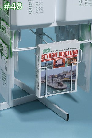 Evergreen Scale Models 48 Floor Rack Add-On Book Pocket