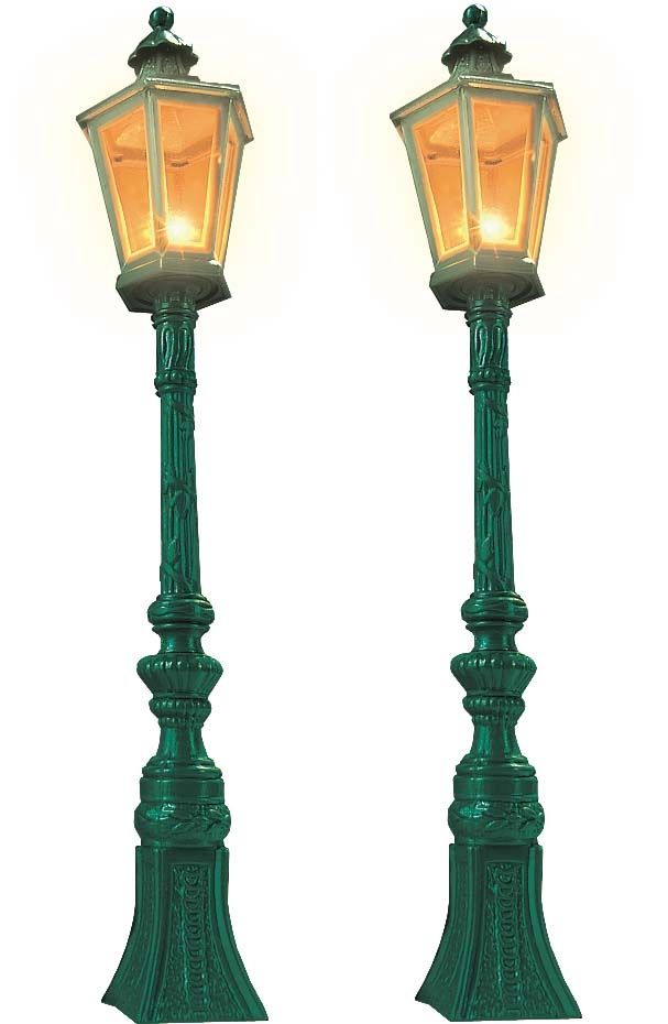 Busch 8621 Oldtime Street Lamps - Working pkg(2)