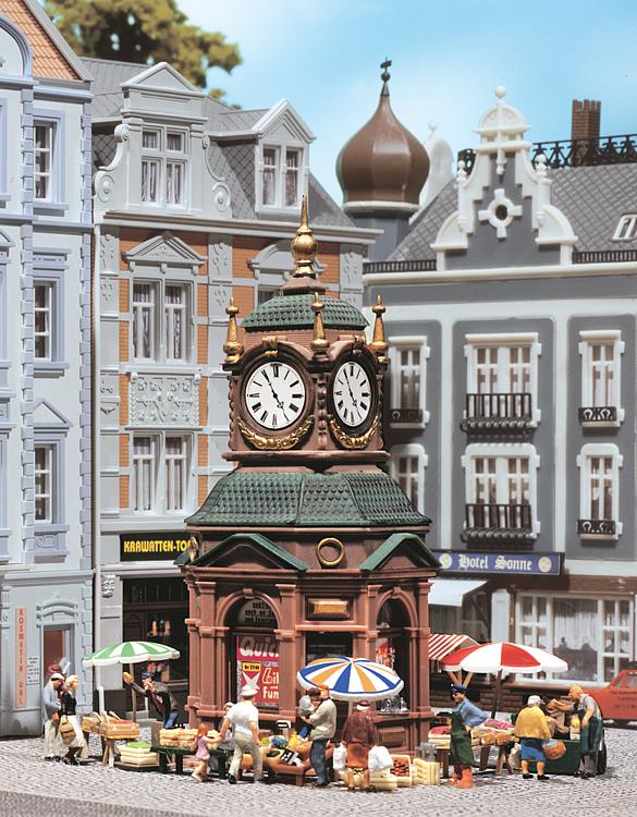 Faller 180583 HO Four-Face Clock Tower Kit – Trainz