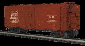 MTH 20-93610 O Gauge New Haven 40' AAR Boxcar #33425