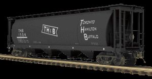 MTH 20-97780 O TH&B 100t 4-Bay Covered Hopper