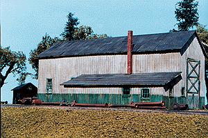 American Model Builders 708 Laser Art 1-Stall Engine House Lineside HO Scale Kit