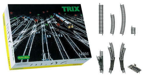 Trix 14301 N Large Track Extension Set For All New Starter Sets