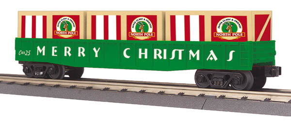 MTH 30-72114 O Christmas Gondola w/Crates