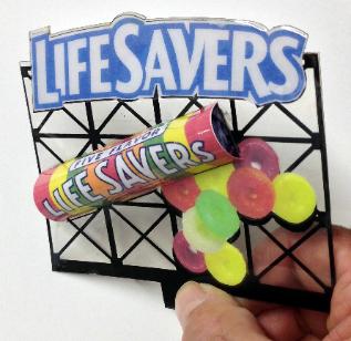 Miller Engineering 880851 HO/O Life Savers Animated Neon Billboard