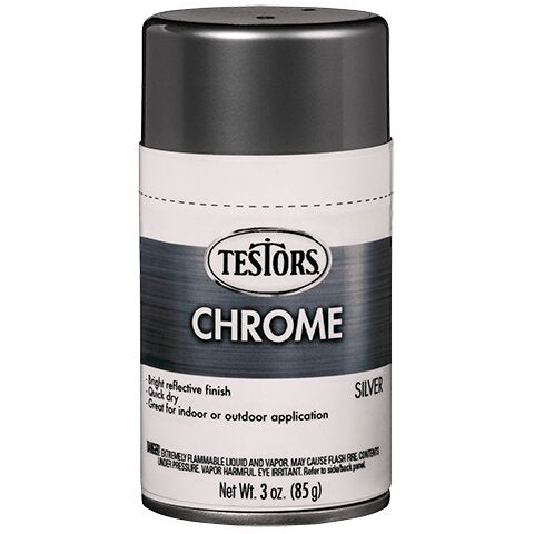 Testors 352617 Silver Chrome Colored Chrome 3 oz. Spray Paint – Trainz