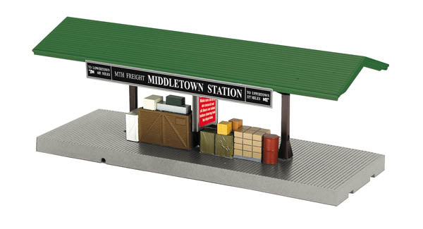 MTH 30-9184 O Middletown Station Operating Freight Platform
