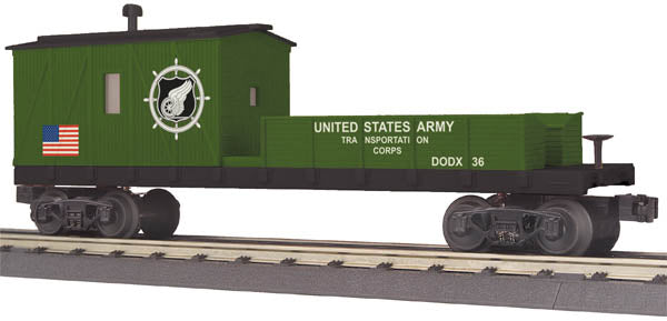 MTH 30-79365 O US Army Crane Tender Car