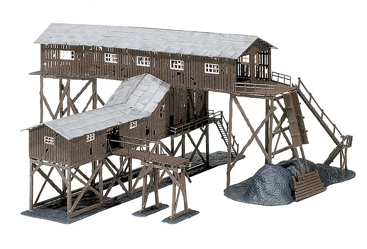 Faller 130470 HO Old Coal Mine Kit – Trainz