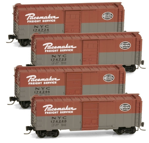 Micro-Trains 99400044 Z New York Central 40' SDBoxcar w/ Youngstown (Pack of 4)