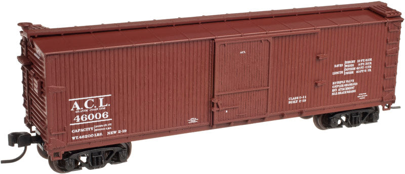 Atlas 50001489 N Atlantic Coast Line USRA Double Sheathed Boxcar #46006