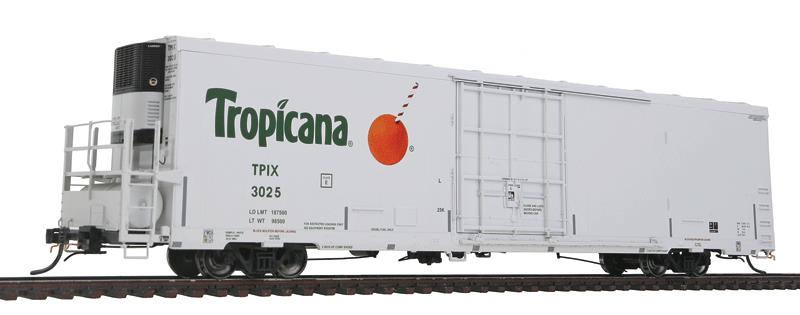 BLMA Models 52702 HO Scale Tropicana Trinity 64' Reefer #3025