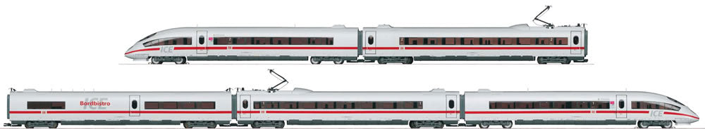 Marklin 37788 HO German Federal Railroad 403 Electric ICE 3 Set w