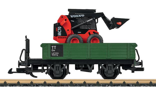 LGB 94309 Low Side Car w/Mini Loader – Trainz