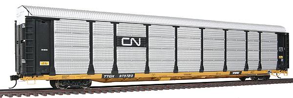 Walthers 920-101304 HO Scale CN 89' Thrall Bi-Level Auto Carrier #973723