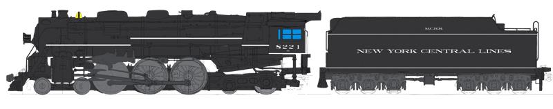 Broadway Limited 2585 HO Michigan Central/New York Central J1d