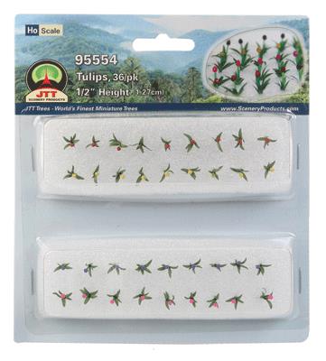 JTT Scenery Products 95554 1/2" Tulips (Pack of 36)