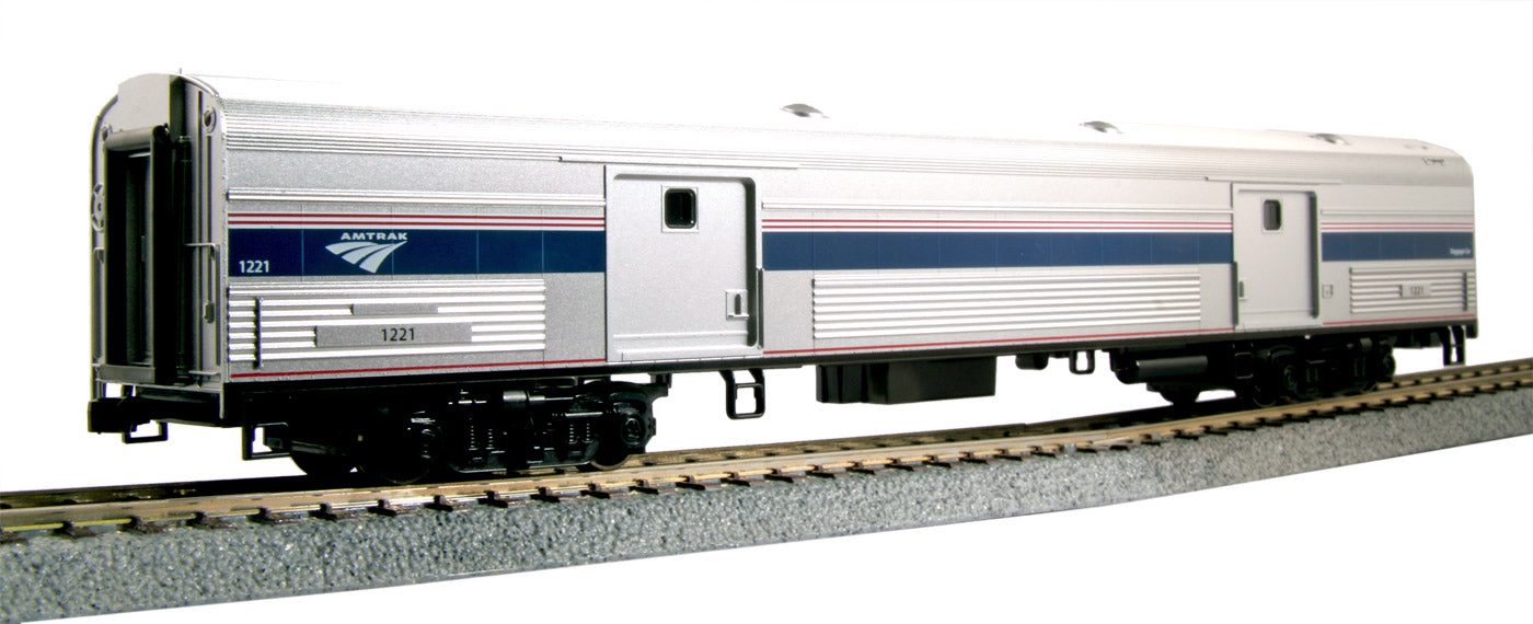 Kato 35-6202 HO Scale Amtrak Baggage Car #1221 – Trainz