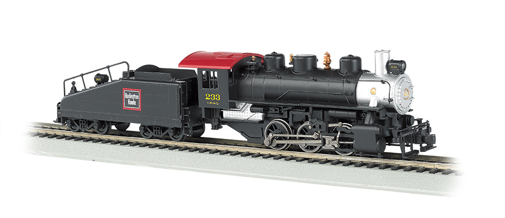 Bachmann 51607 HO CBQ USRA 0-6-0 Steam Locomotive with Slope-Back