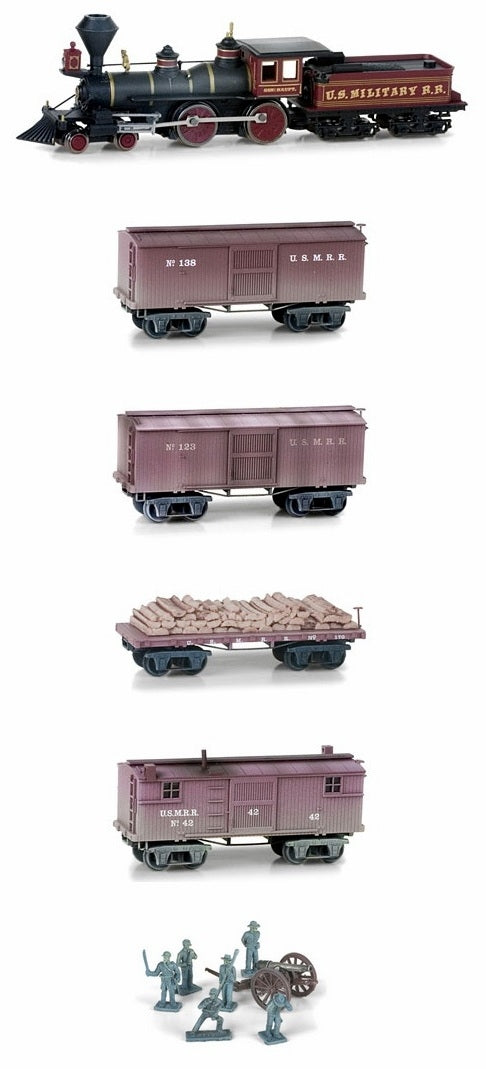 Micro-Trains 99301270 U.S. Military Railroad N Gauge Steam Freight Train Set
