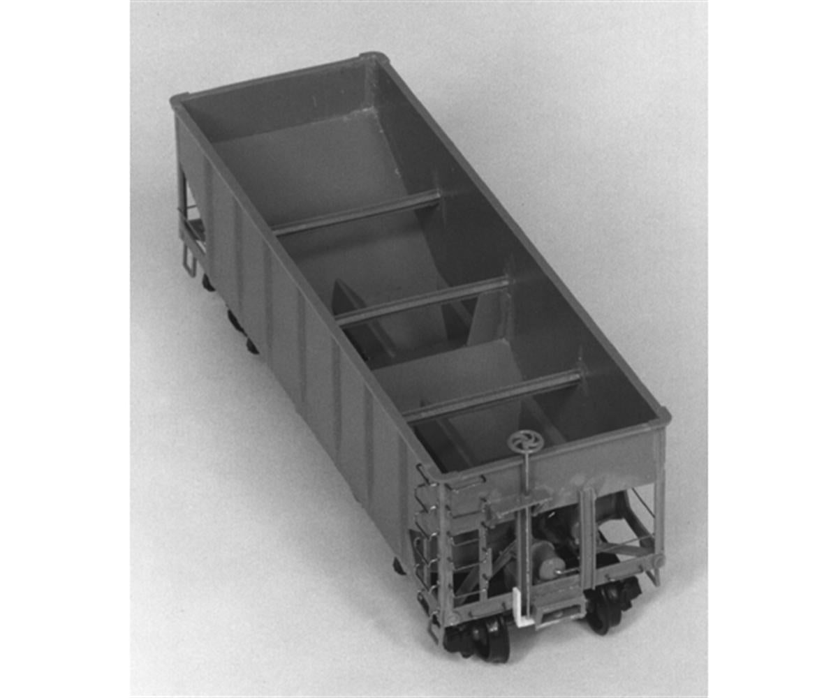 Tichy 6027 HO 36' USRA 2-Bay Open Steel Hopper Kits (Pack of 6)