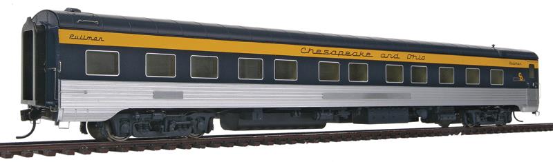 Walthers 920-16455 HO C&O 85' Pullman-Standard 10-6 Sleeper Passenger Car #4167