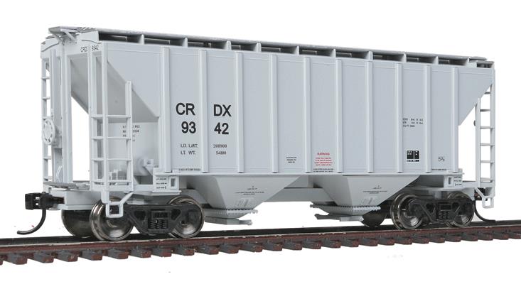 Walthers 910-7110 HO Scale CRDX 37' Covered Hopper #9342