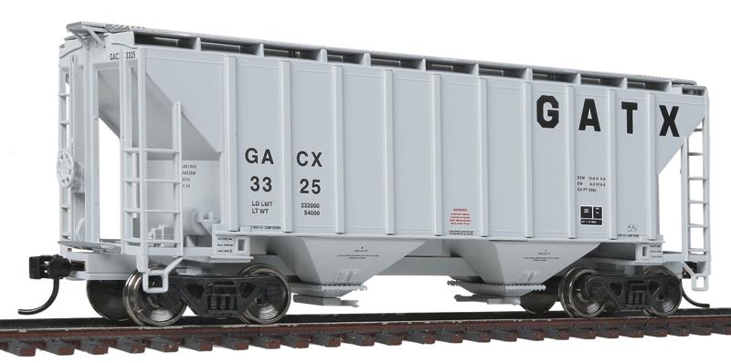 Walthers 910-7112 HO GATX 37' Covered Hopper #3325