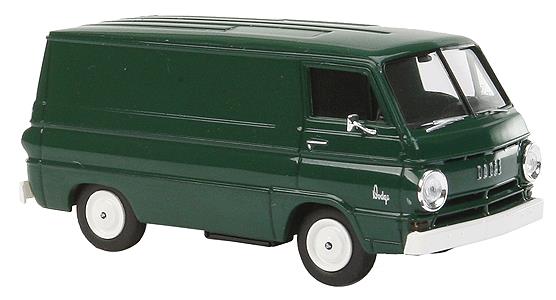 Brekina Automodelle 34357 1:87 Dodge A 100 Cargo Van (green)