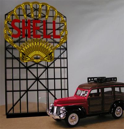 Miller Engineering 7781 O Shell Large Animated Neon Billboard Lighting Kit