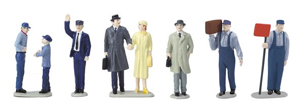 Lionel 7-11145 G Railroad People Figures (Set of 6)