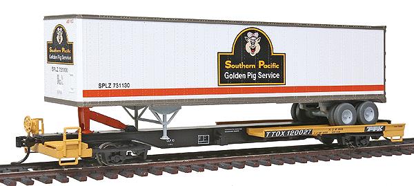 Walthers 910-5001 HO TTOX 50' Front Runner w/Southern Pacific Trailer #120027