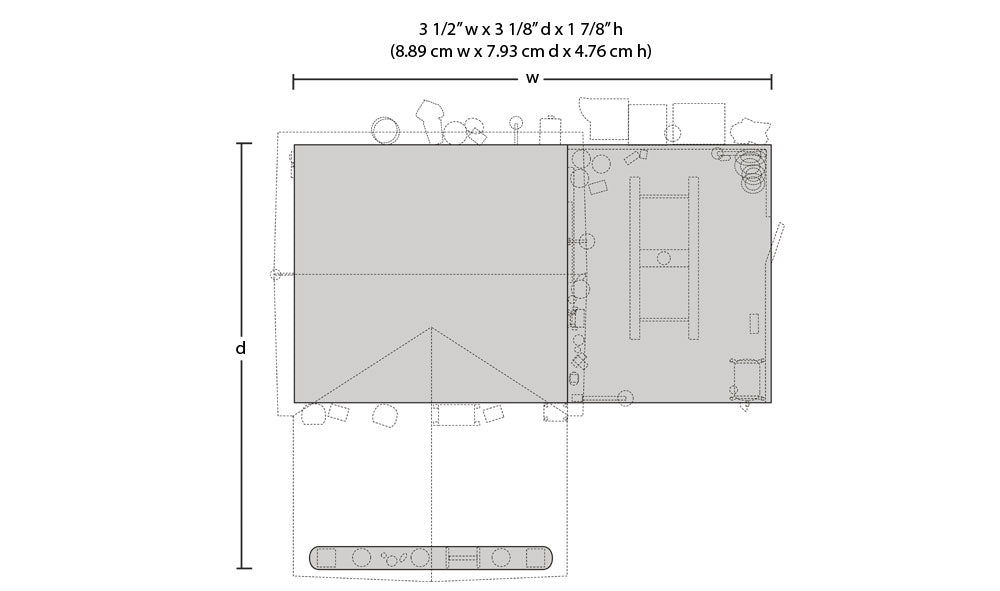 Woodland Scenics BR4935 N Built-&-Ready Ethyl's Gas & Service Building