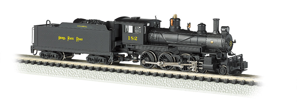 Bachmann 51459 N Scale Nickel Plate 4-6-0 Steam Locomotive #182 w
