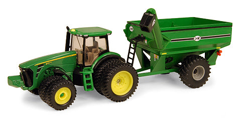 Ertl 45236 1:64 John Deere 8320R Tractor with Grain Cart Farming Equipment
